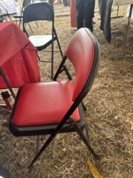 Black with Red Chairs